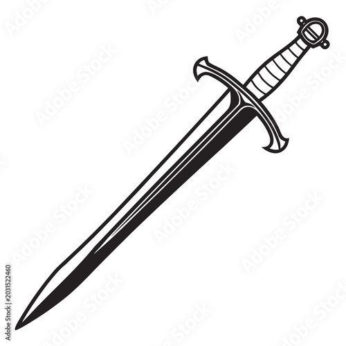 Tableau sur toile two crossed swords