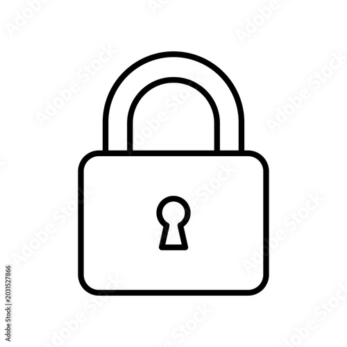 lock icon on Transparent background