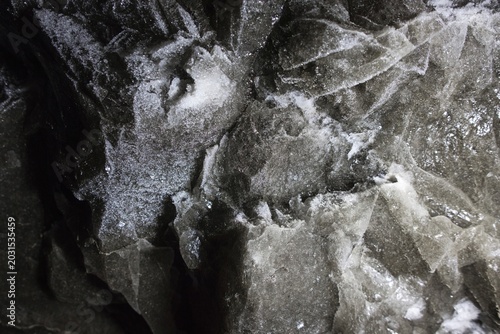 Underground permafrost, Chersky, Yakutia, Russia
