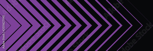 Bild auf Leinwand Abstract dynamic purple chevron arrows background, modern geometric forward moti