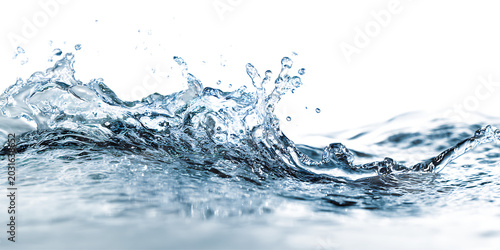 Konstfotografi Realistic sea wave splash with transparent liquid texture PNG