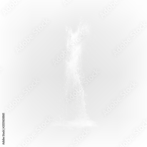 Nature inspired waterfall effect with transparent liquid flow PNG