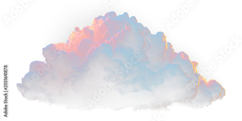 фотографія Soft atmospheric cloud texture with floating transparent effect PNG
