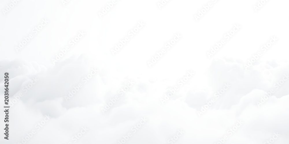 Φωτογραφία Realistic white cloud overlay with panoramic composition PNG