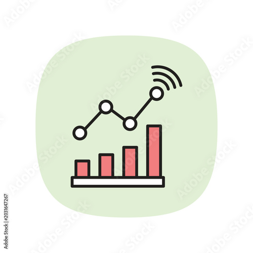 Trading Signal vector, pixel perfect, illustrator file 
