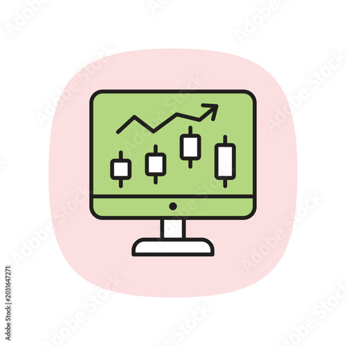 Trading Dashboard vector, pixel perfect, illustrator file 

