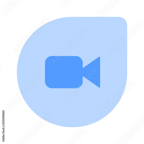 Vector of Video Camera Icon_DuoTone Icon