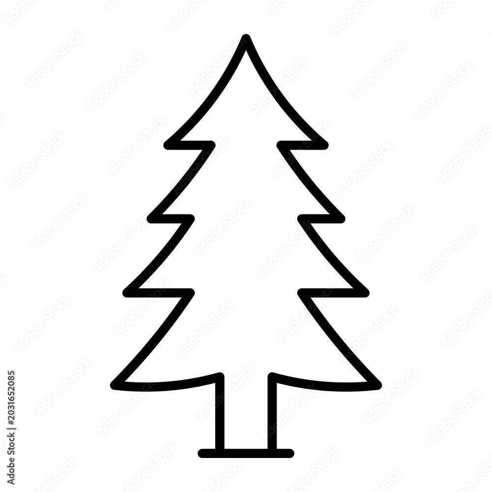 Obraz premium Minimalist camping icon in black and white. Clean vector symbol representing outdoor travel, hiking and adventure for UI and nature design.