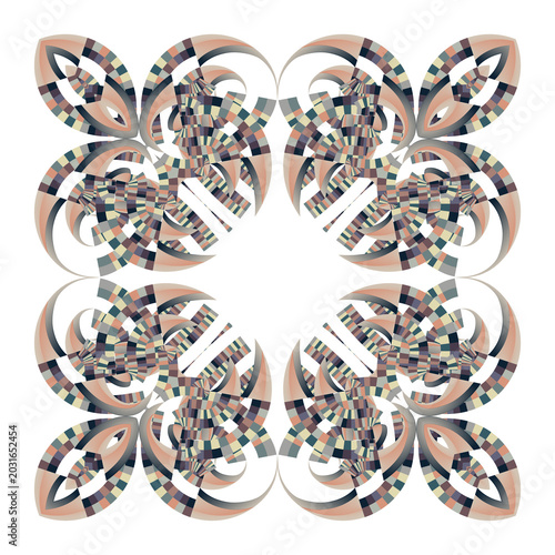 abstract floral ornament