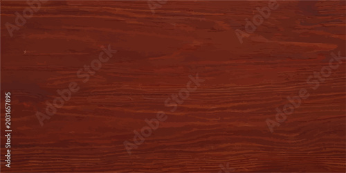 Bilde på lerret Dark reddish brown fine wood grain pattern close up full frame background