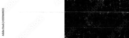 Obraz na plátně Transparent background with realistic paper folding creases and worn scratch textures