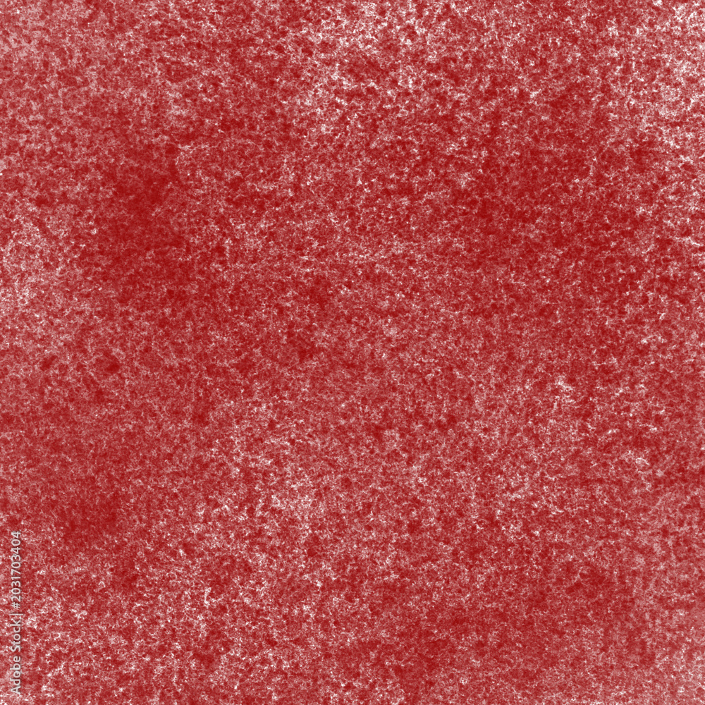 Fototapeta premium Abstract red noise texture isolated on white background with heavy grain distribution