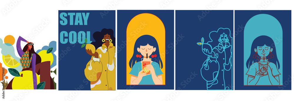 Obraz premium Graphic Illustration SVG PNG Stickers