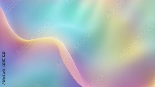 Colorful pastel gradient waves abstract fluid background