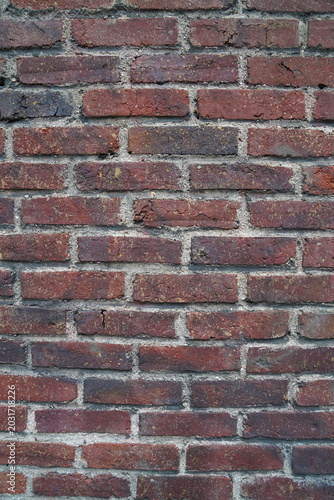 red brick wall