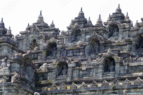 senic view of borobodur temple