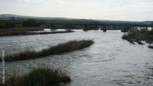The Historical Bridge in Kesikköprü Village of Kırşehir on the Kızılırmak River and Its Surroundings
