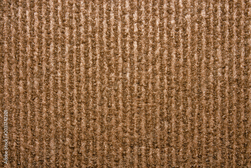 The texture is brown carpet.Self-adhesive scratching post for cats.Durable carpet for cats.