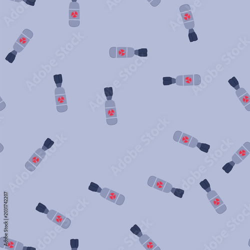 Bilde på lerret pattern fallout atomic bomb cartoon