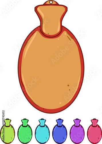 Принти на полотні throbbing bottle pain relief cartoon