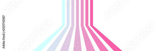 Φωτογραφία Abstract perspective line wave stripes with 3d dimensional effect