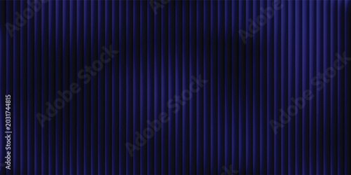 Obraz na płótnie Dark abstract background featuring vertical stripes with a subtle, deep blue and navy gradient spotlight effect