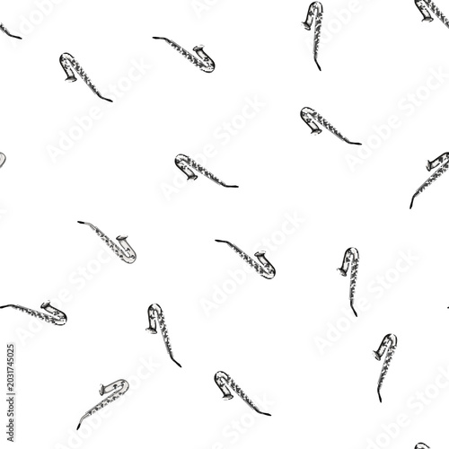 Fotografia pattern soprano saxophone cartoon