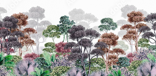 field of trees