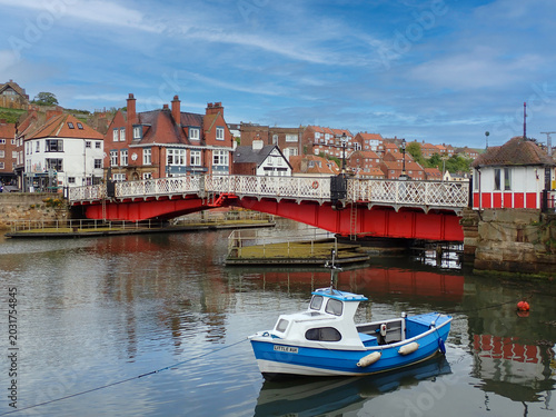 Views of Whitby in North Yorkshire , UK