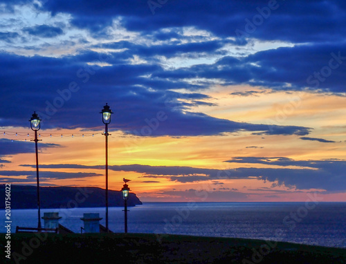 Views of Whitby in North Yorkshire , UK