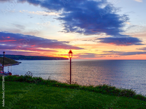 Views of Whitby in North Yorkshire , UK