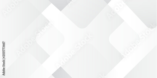 Fotografie Modern elegant white gray banner background with creative design and shiny lines