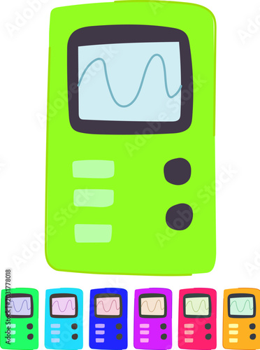 Fényképezés frequency oscillograph cartoon
