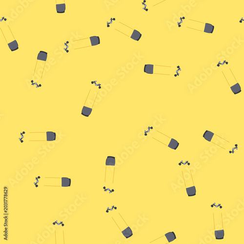 Bild auf Leinwand pattern regulator diving cylinder cartoon