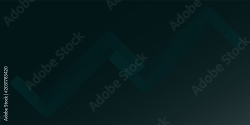Tableau sur toile Modern abstract luxury banner, abstract green and black polygon elegant backgrou
