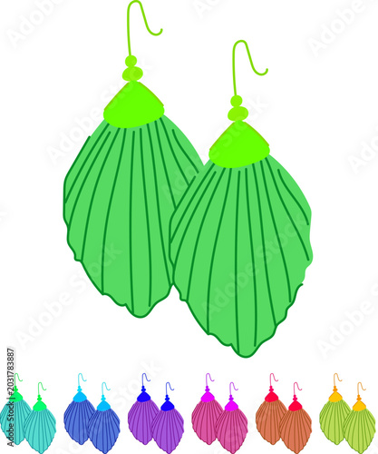 Fotografía handmade tassel earrings cartoon