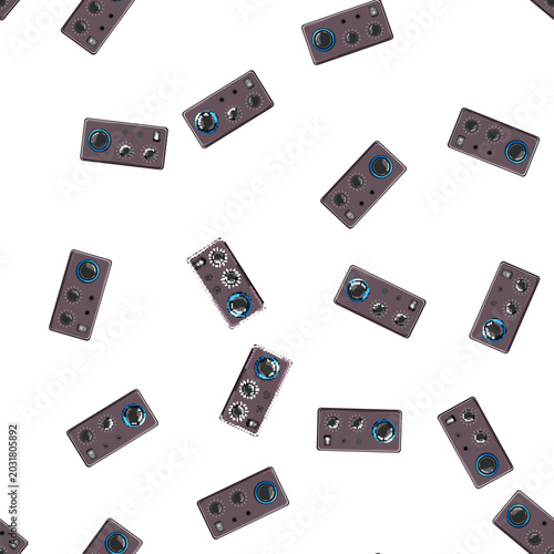 Canvas-taulu pattern volume digital amplifier cartoon