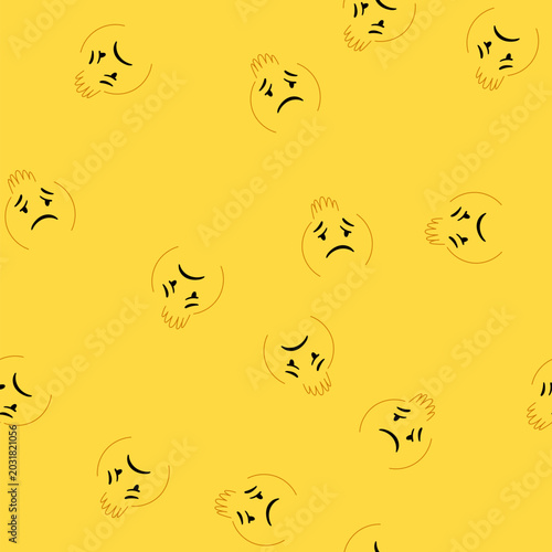 Schilderij op canvas pattern entertainment comic face cartoon