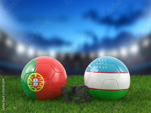 Soccer world cup group K Portugal vs Uzbekistan