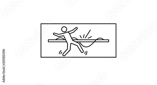 Danger of Electric Shock: Person Electrocuted by Exposed Wire