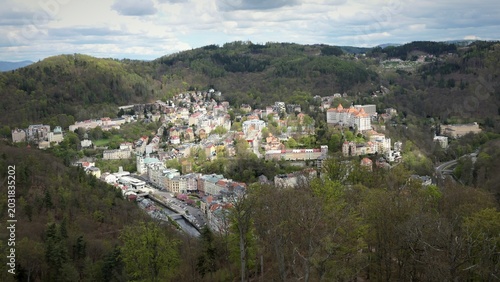 Konstfotografi Karlovy Vary, from above