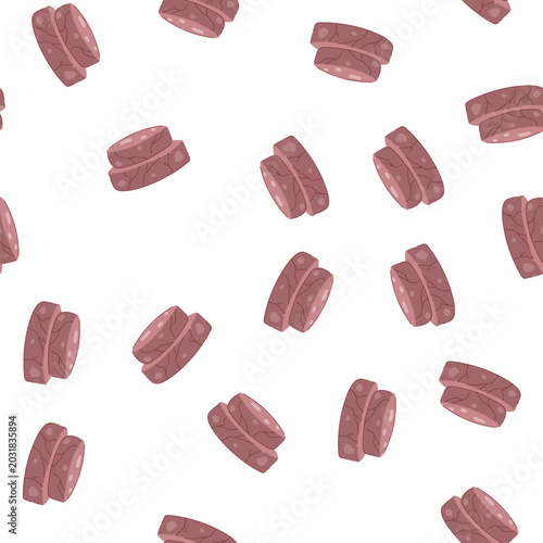 Quadro su tela pattern travertine stone platform cartoon