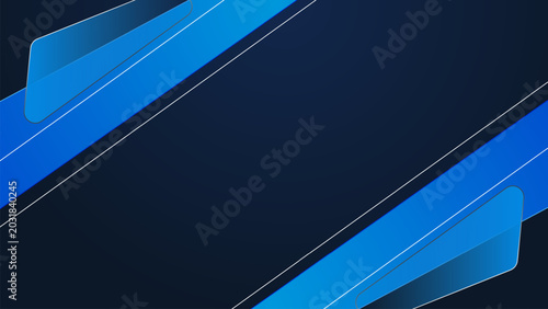 Abstract Blue Geometric Shapes Dark Background Diagonal Design