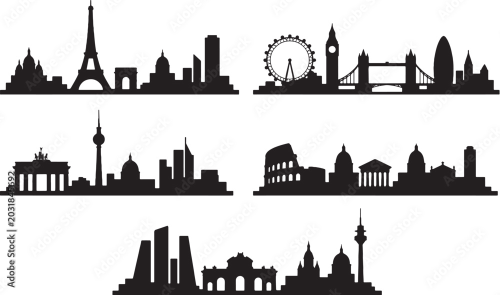 Obraz premium london landmarks and monuments