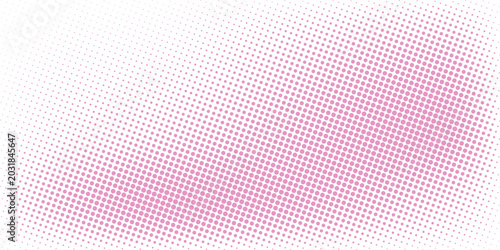 Canvastavla Pink Vector Gradient Pink Color Halftone Background Staggered Dots Pattern moder