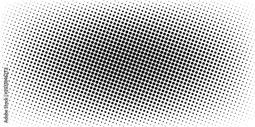 Fotografía Dotted halftone gradient texture
