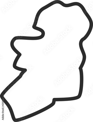 Photography Ireland Map Silhouette National Outline Icon