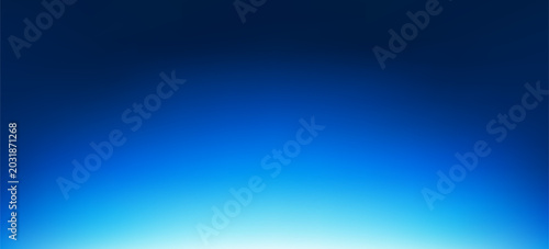 Deep sea gradient wallpaper. Abstract dark blue underwater background. Blurred navy ocean backdrop for template, presentation, banner, brochure, poster. Deep water or night sky concept design. Vector