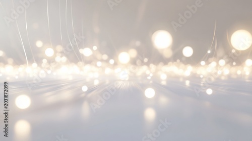 Abstract Soft Bokeh Lights Background with Gentle Glow and Subtle Streaks