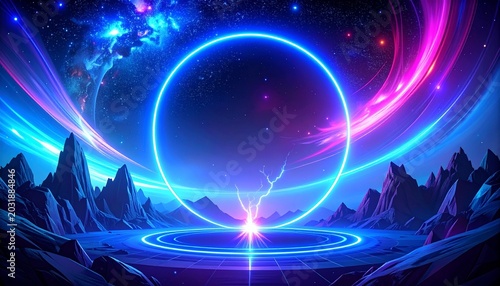 abstract blue background